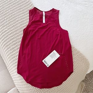 lululemon athletica Red Tank Top